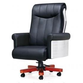 Elegant Design Silver And Black Lifting Swivel PU/ Leather Computer Chair/ Office Chair/ Boss Chair