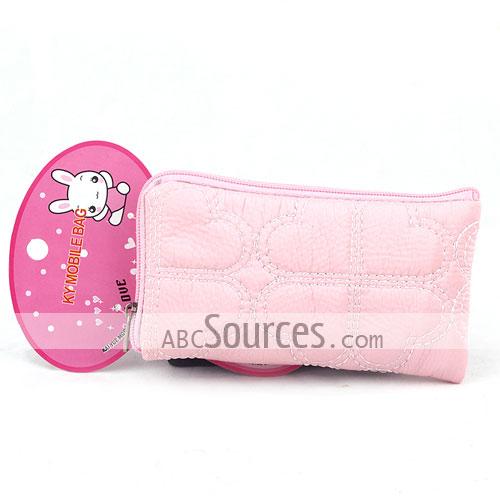 pink cell phone purse