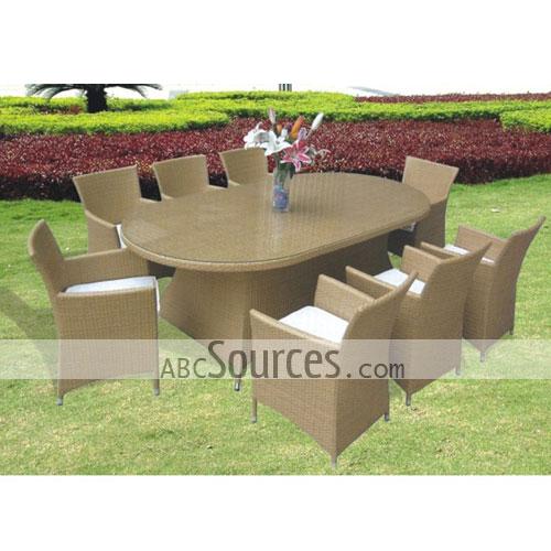 wholesale High Quality Delicated Beige Rattan Chair Set-LC111811023