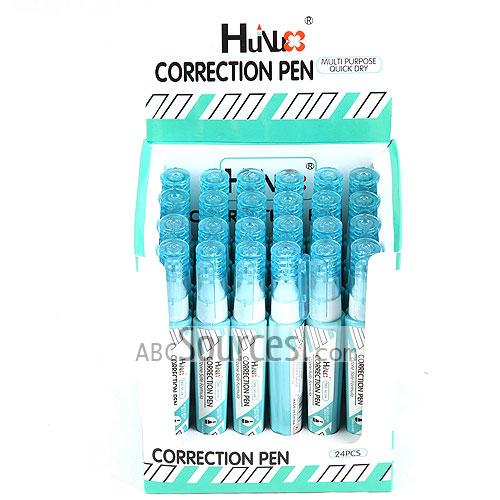 blue correction fluid