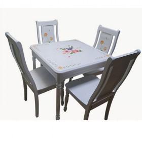 Floral Pattern Prints Decorative Dining Table Sets