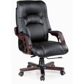 High End Black Lifting Stainless Steel Swivel PU/leather Computer Chair/ Office Chair/ Boss Chair