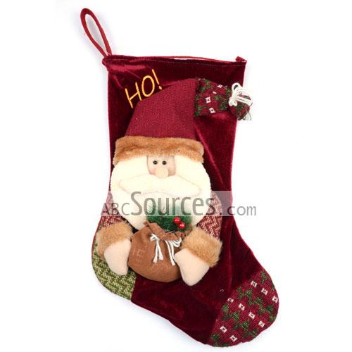 wholesale Dark Red Snowman Christmas Nice Santa Clause Prints Decorated