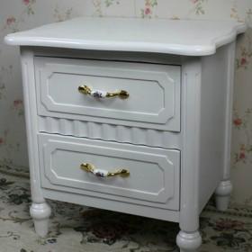 High Quality White Wooden Bedside Table/ Night Table