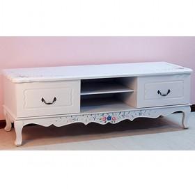 Elegant White Wooden TV Cabinet/ tv stands/ tv furniture