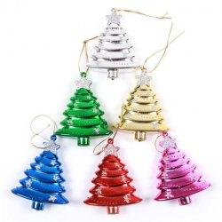 6 PCS Hot Sale Style Solid Color Christmas Tree Or